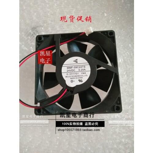 MMF-09C24TS DC 24V 0.20A 90x90x25mm 2-wire Server Square Fan
