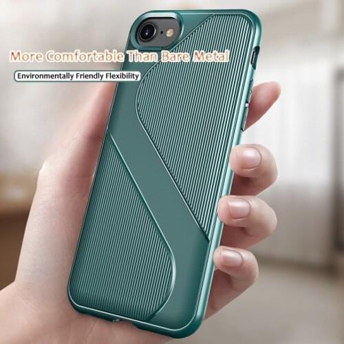 For iPhone 6s Plus 7 Plus 8 Plus Xs Max 11 Pro Max Silicone soft shell Anti-knock Geometric Dirt-resistant Non-slip Casing