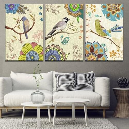 "Chinese bird flower"Diamond Painting 3pcs Full drill Square/Round Mosaic picture diamond embroidery puzzle 5d ,hanukkah gift