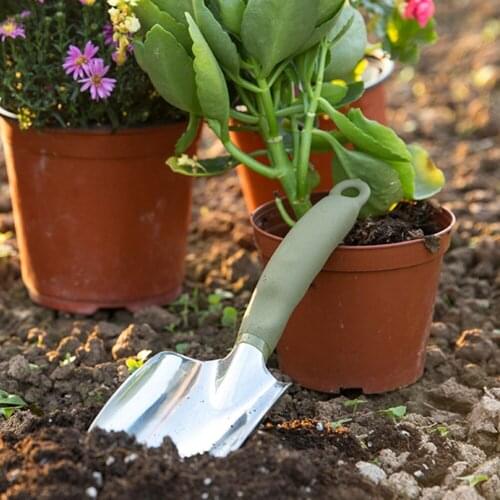 Stainless Steel Garden Shovel Spade Tool Weeder With Sawtooth Hex Wrench Ruler Digging Trowel Knife Spear Garden Bonsai