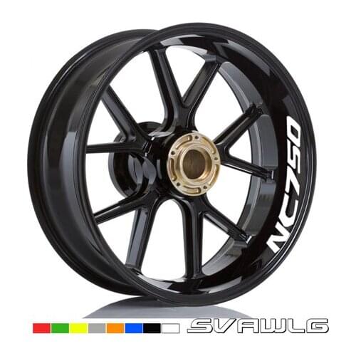 New Motorcycle High Quality 3M Adhesive Wheel Decal Reflective Stickers Rim Stapes For Honda NC750 NC750X NC750S