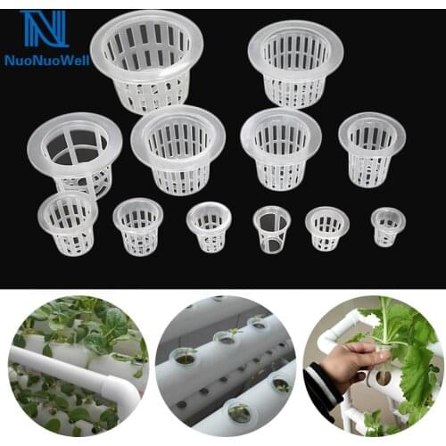 NuoNuoWell Soilless Cultivation Nursery Bed Plastic Basket Hydroponic Vegetable Field Planting Seedling Root Protect