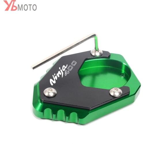 Picks items For KAWASAKI NINJA400 NINJA 400 250 NINJA250 Motorcycle Accessories Kickstand Sidestand Stand Extension Enlarger Pad
