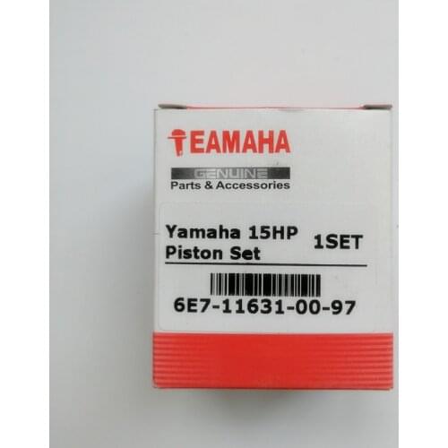 6E7-11631-00-97 56mm Piston Set STD For Yamaha 15HP Outboard Engine Boat Motor Brand new aftermarket Part 6E7-11631