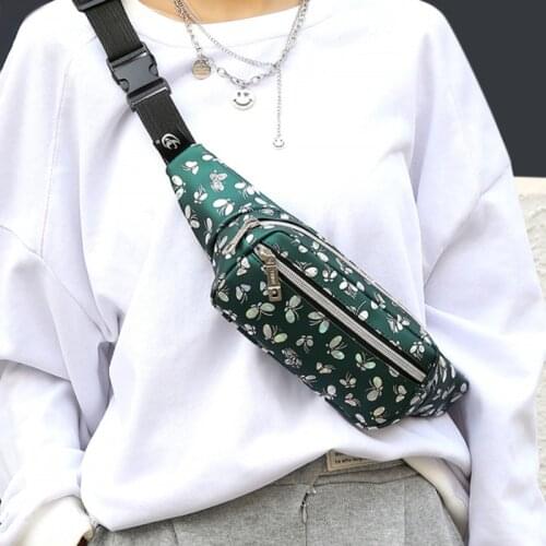 2021 Printed Waist Bag Women Fanny Pack Girls Bum Bag Travel Kids Cartoon Belt`s Bag Festival Mobile Phone Pouch Purse