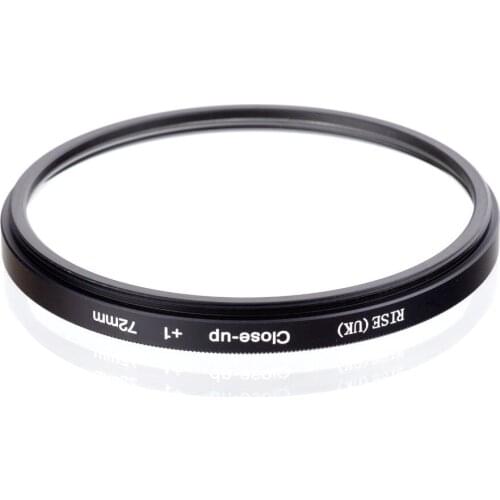 RISE(UK) 72mm Close-Up +1 Macro Lens Filter for Nikon Canon SLR DSLR Camera