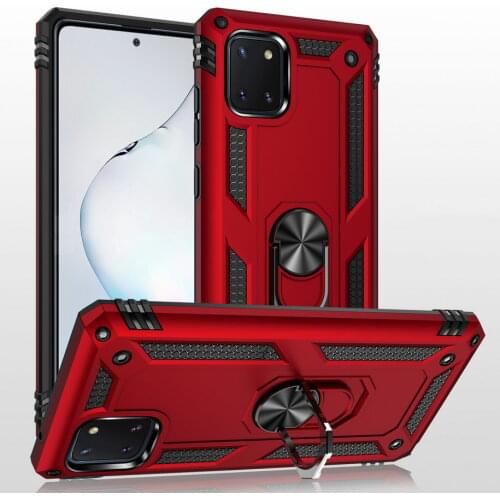 Luxury Armor Shockproof Case For Samsung Galaxy Note 10 Lite A81 M60S case Hybrid For Galaxy S10 Lite A91 M80S Metal Ring Cover