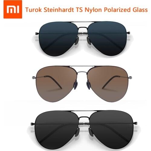 Xiaomi Turok Steinhardt TS Brand Nylon Polarized Stainless Sunglasses Lenses Colorful RETRO 100% UV-Proof Glasses for Travel