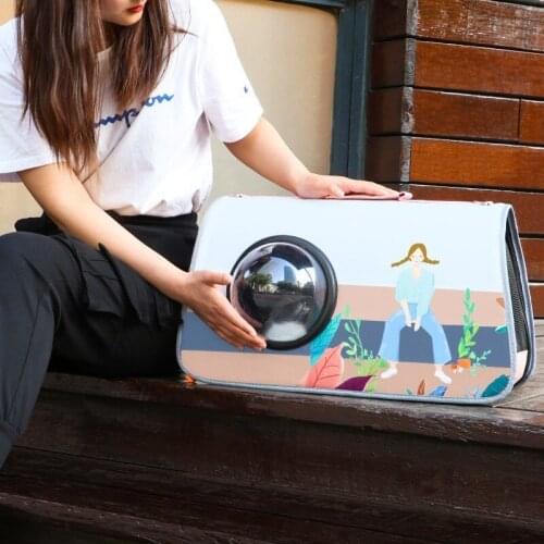 Pet Cat Bag Space Capsule Out Carrying Bag Cat Tote Bag Pet Travel One-shoulder Backpack Pet Carrier Backpack Pet Supplies