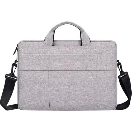 Luxury nylon laptop computer handbag for macbook pro 13 14 15 inch cheap waterproof laptop bag sleeve