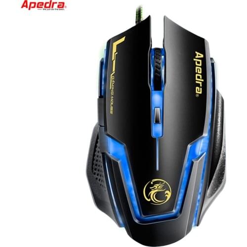 USB Wired Gaming Mouse Gamer 3200DPI 6 Buttons LED Optical Computer Mouse Cable Mice For PC Laptop Player Game LOL CSGO Dota