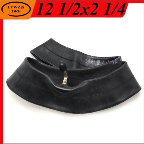 High Performance 12 1/2x2 1/4 Inner Tube Tire 12 1/2*2 1/4 Inner Camera with Bend Valve for Electric Vehicle Accessories