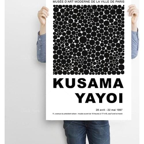 Yayoi Kusama Exhibition Poster | Yayoi Kusama Print | Modern Art | Wall Decor | Art Print | Art Decor