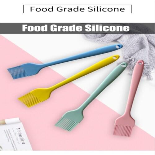 1PC Silicone Basting Pastry Brush Oil Brushes For Cake Bread Butter Baking Tools Kitchen tool silicone barbecue brush