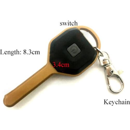 1PC Creative Defense Flashlight Stick Mini Portable LED Self Defense Key Light With Keychain Men Women Outdoor Emergency Tools