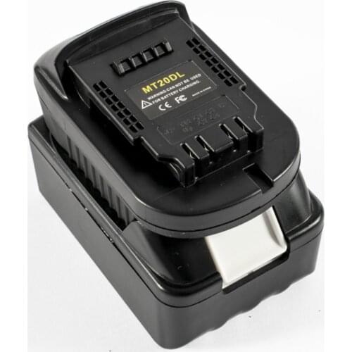 Mt20Dl Battery Adapter for Makita 18V Bl1830 Bl1860 Bl1815 Li-Ion Battery for Dewalt 18V 20V Dcb200 Li-Ion Battery