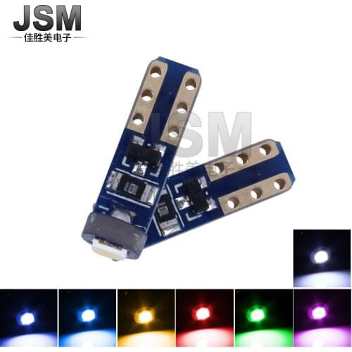 Automobile Instrument Lamp T51 Lamp 3030 Indicator Lamp License Plate Lamp LED Automobile Refitting Non Polar Instrument Bulb