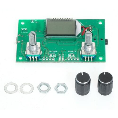 KKmoon Digital FM Radio Wireless Receiver Module LCD Display with Backlight DSP PLL Module 76.0MHz-108.0MHz Mini Digital Stereo