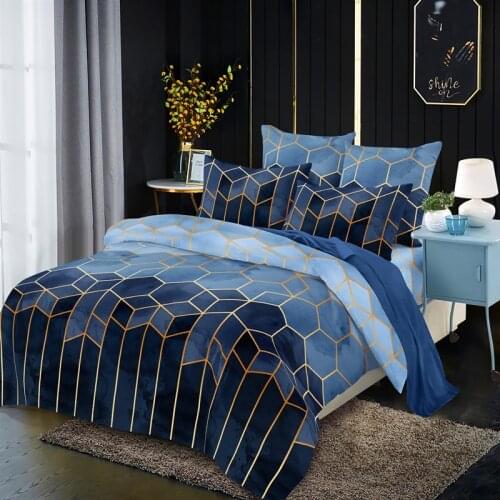 LOVINSUNSHINE Geometry Duvet cover Single Double Queen King Quilt Cover Comfortable vb01