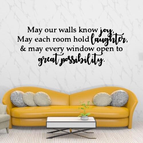 Hot sentences Wall Decal Living Room Removable Mural For Kids Room Decoration Removable Decor Wall Decals