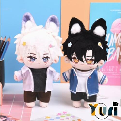 Link Click Shiguang Daili Ren Cheng Xiaoshi Lu Guang Plush 20cm Doll Body With Clothes Toy Cosplay Fan Gift Sha Sa
