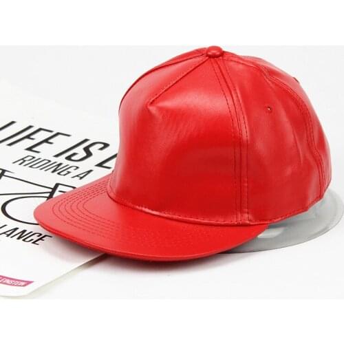 Hat Leather Solid Color Cap Sun Casual Hats Mens And Womens Cool Hat Mens Truck Hat Bone Caps