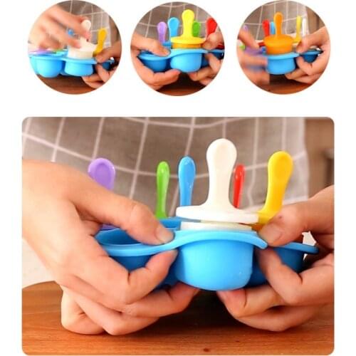 2021Baby Food Container Infant Fruit Breast Milk Storage Box Fruit Breastmilk Storage Box Freezer Tray Cup Cake Mold