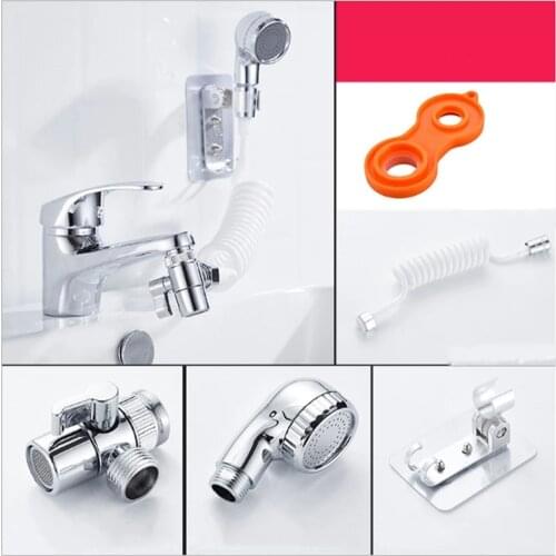 Washing Toilet Bidet Sprayer Self Cleaning Faucet Handheld Water Tap Sink Tap Washbasin Wash Hair for Bathroom Accessories