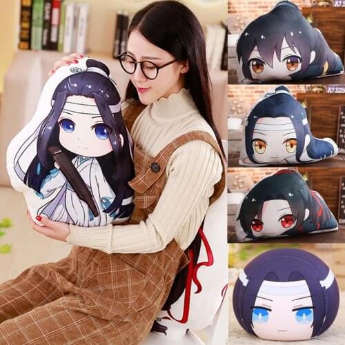Plush Anime Pillow Cushion Toys Creative Grandmaster of Demonic Cultivation Mo Dao Zu Shi Wei Wuxian Lan Wangji Cartoon Doll New
