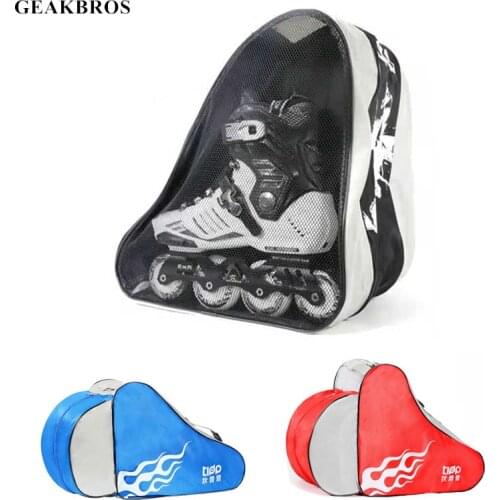 Professional Ice Ski Snow Boots Bag Roller Skates Triangle Inline Skates Skating Shoes Boots Carry Bag Storage Outdoor Sport Bag