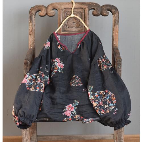 Блузки с принтом QATURALAN China At AliExpress