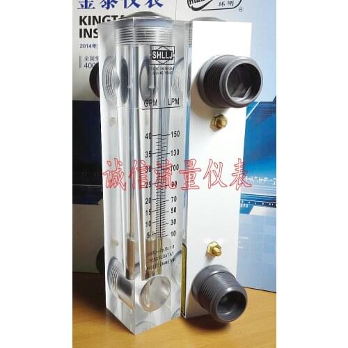 Panel Flowmeter LZM-25 Liquid Flowmeter 5-40 GPM 10-150 LPM Rotor Flowmeter