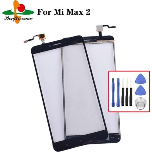 TouchScreen For Xiaomi Mi Max 2 Max2 Touch Screen Panel Sensor LCD Display 6.44" Glass Digitizer Replacement Parts