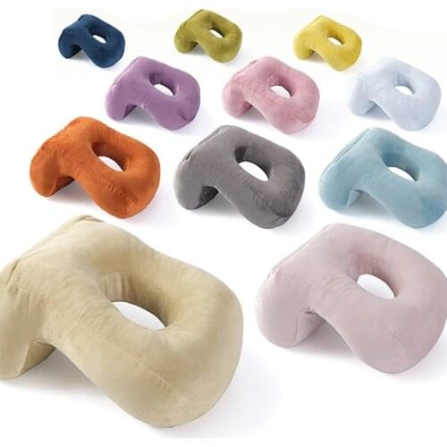 U-Shaped Desk Nap Pillow Pain Relief Neck Support Cushion Portable Head Rest Pillows PP Filler Home Airplane Home Decoration