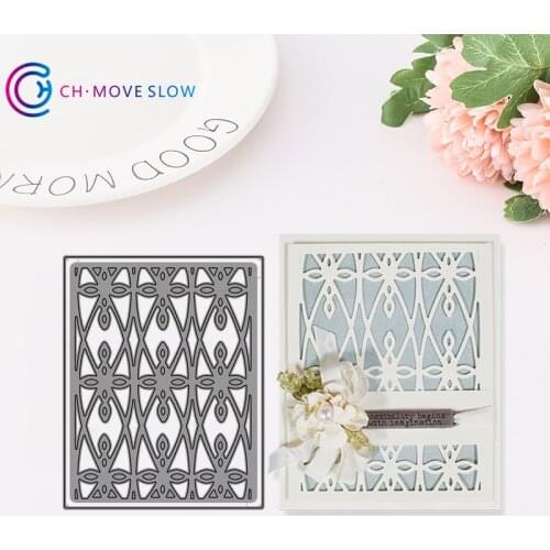 ROMAN TRELLIS ETCHED DIES Metal Cutting Dies Embossing Scrapbooking Stencil Craft Cut Dies For DIY Card Handmade