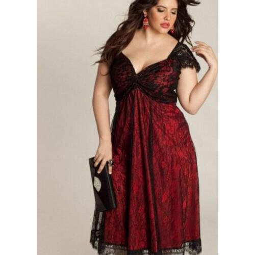 Zoulv 2021 High Quality Evening Party Dress Maxi Size Women 'S Fashion Casual V -Neck Sleeveless Lace Neck Dresses