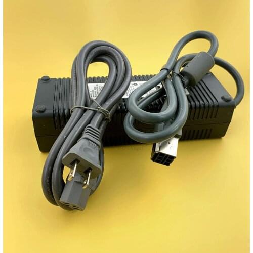 For Microsoft Xbox 360 Fat Console Power Charger Adapter For XBOX Adaptor EU/USA Plug USB AC Adapter Brick Charger Power Supply