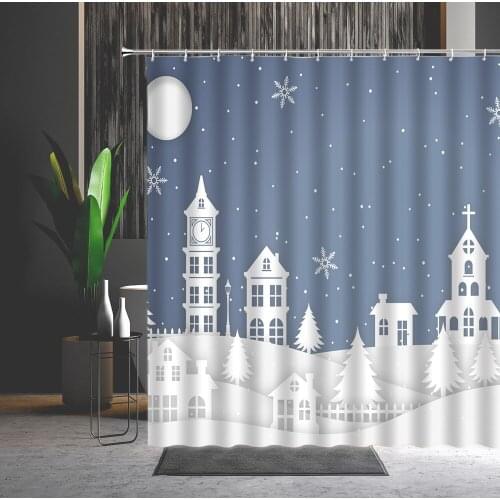 Vintage Shower Curtain Western Cowboy Hat 100% Waterproof Polyester Fabric Bathroom Household Items Modern Bedroom Curtains