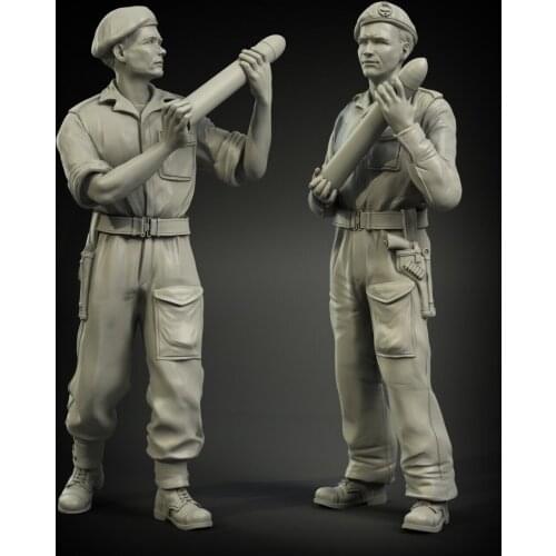 1/35 Resin Model Figure GK, Unassembled and unpainted kit