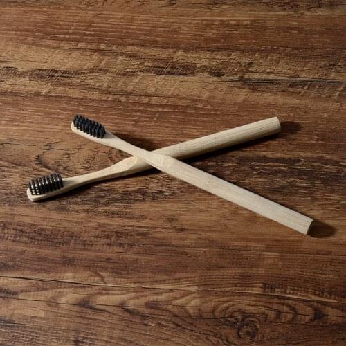 Adults Toothbrushes 10PC Bamboo Toothbrush Soft Bamboo Fibre Bristles Wooden Handle Low Carbon 100% Biodegradable Bamboo Handle