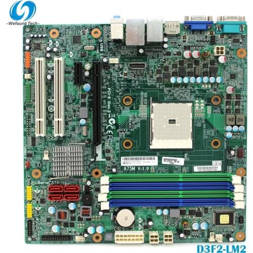 100% working desktop motherboard for M78 D3F2-LM3 D3F2-LM2 A75M FM2 03T7231 03T7232 mainboard fully tested