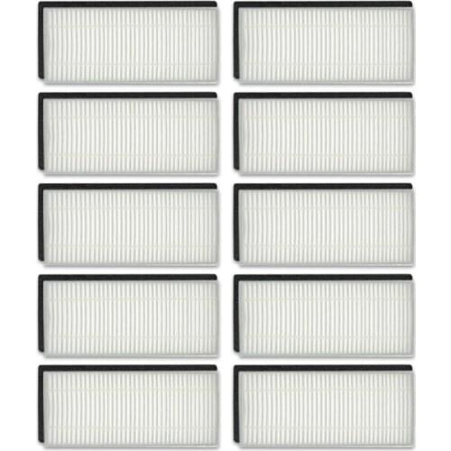 10x Sponge Filters + 10x HEPA filter For Tesvor x500 Robotic Vacuum Cleaner parts replacement