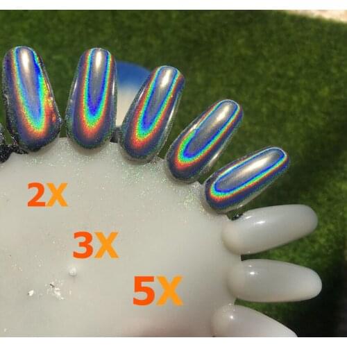 2g 3g 5g LASER UNICORN POWDER NAILS Holographic Glitter Powder Chrome Gel Nail Polish Glitter Pigment Laser Powder Sequins