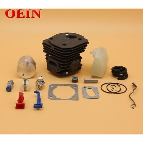 45mm Cylinder Piston Air Filter Kit For HUSQVARNA 353 Chainsaw Parts Spark Plug Fuel Filter Line