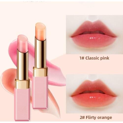 2020 Cherry Blossom Temperature Change Color Lip balm Repair Wrinkles Makeup Lipsticks Nourishing Long-lasting Moisturizing Balm