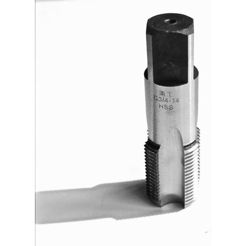 Free shippin of 1pc HSS6542 made 55 degree BSP tap left hand G3/4"-14 LH Parallel British Standard Pipe tap hss machine tap
