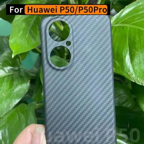 Carbon Fiber Material Huawei P50pro Phone Case Lightweight Shell Aramid Protective Cover Huawei P50 Hard Case