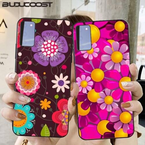 Stained glass flower Phone Case for Samsung S6 S7 edge S8 S9 S20 S21 S30plus ultra S21/S30 S10-5G lite 2020 S10E