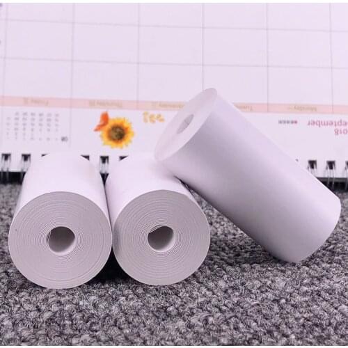 Printable Color Sticker Paper Roll Direct Thermal Paper Self-adhesive For PeriPageA6 Pocket Thermal PAPERANG P1/P2 Photo Printer