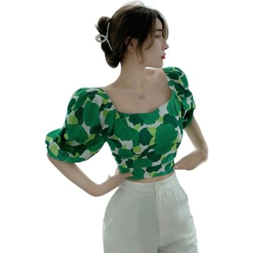 Зеленые блузки EFINNY China At AliExpress